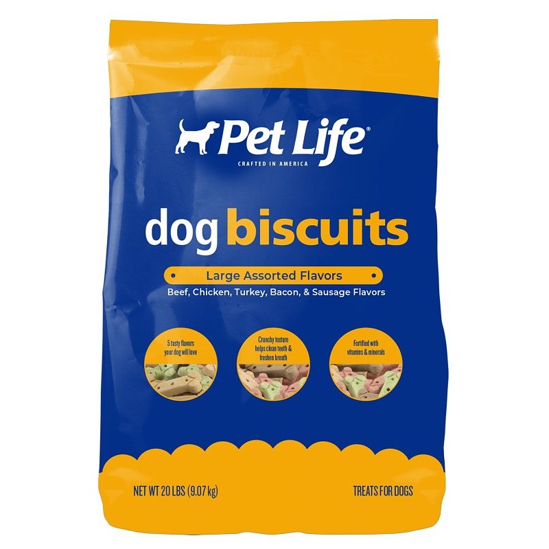 Pet Life 984 Dog Biscuit, L Breed, 20 lb