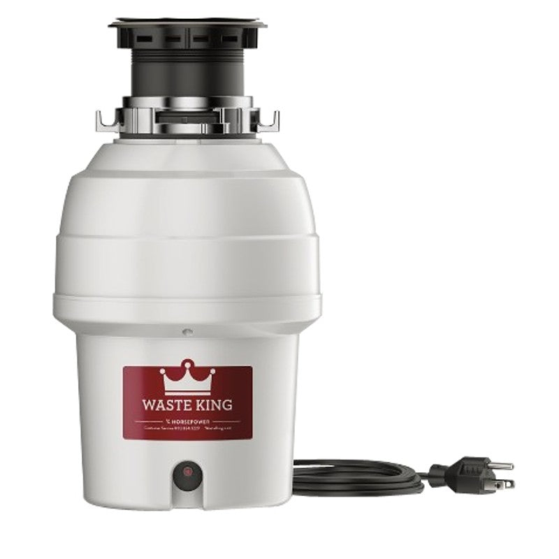 Waste King L-3200 Garbage Disposer, 3/4 hp Motor, 115 V, Stainless Steel