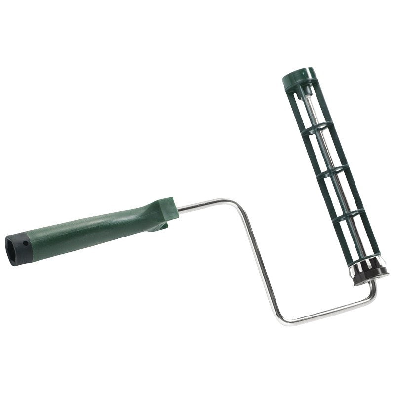 Wooster R017-9 Roller Frame, 9 in L Roller, Polypropylene Handle, Threaded Handle, Green Handle