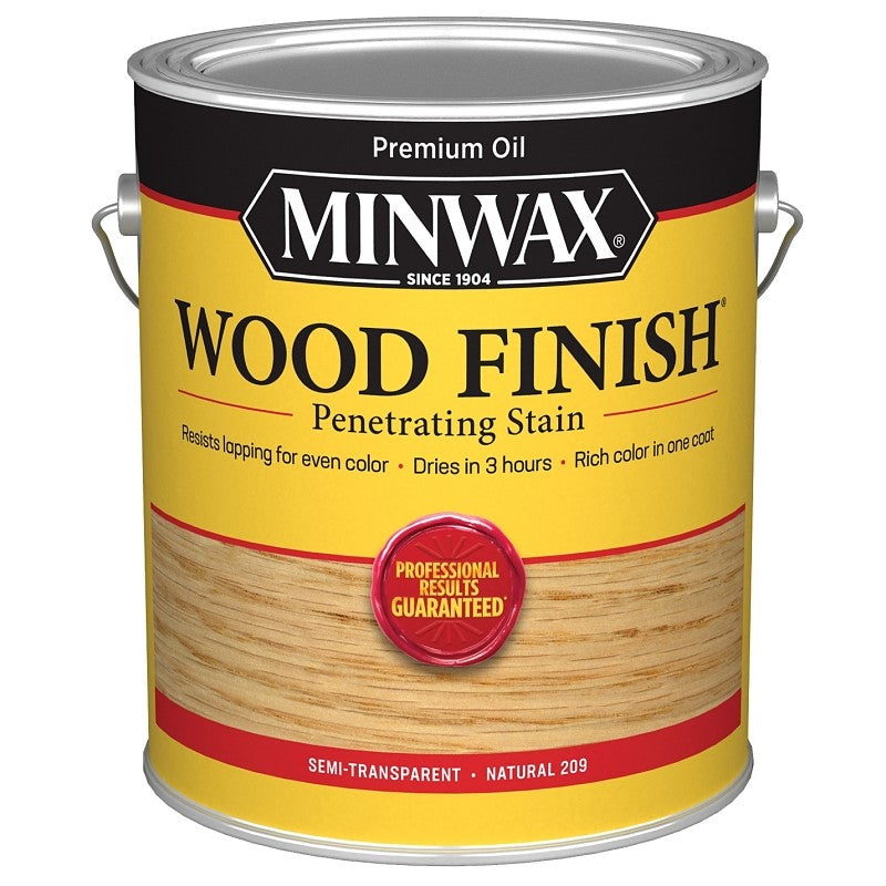 Minwax Wood Finish 710700000 Wood Stain, Natural, Liquid, 1 gal, Can (Pack of 2)