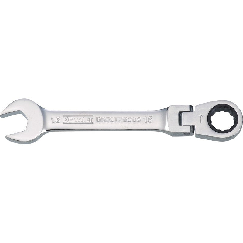 DEWALT DWMT75206OSP Combination Wrench, Metric, 15 mm Head, 6-21/32 in L