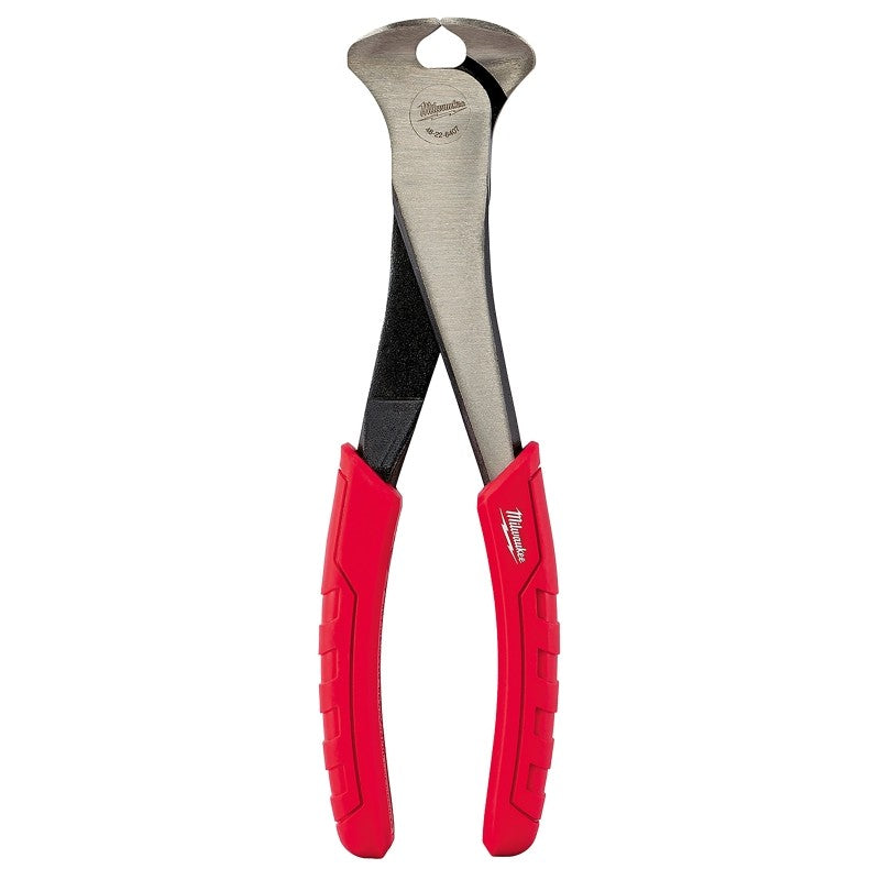 Milwaukee 48-22-6407 Nipping Plier, 37/64 in Cutting Capacity, Steel Jaw, 7.244 in OAL