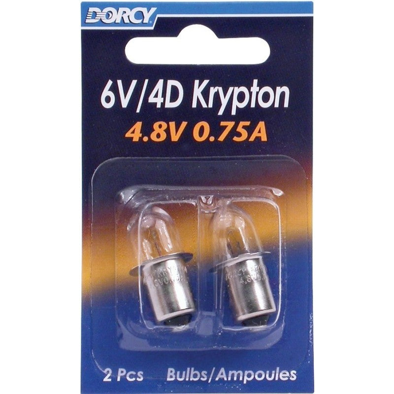 Dorcy 41-1663 Replacement Bulb, 4.8 V, 0.75 A, Krypton Lamp