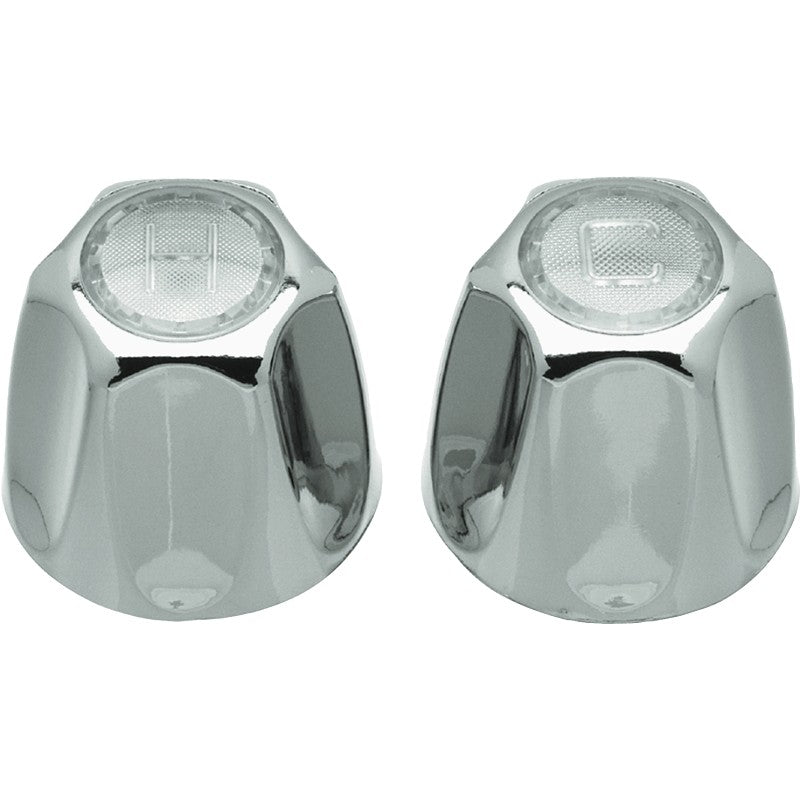 Danco 80456 Faucet Handle, Zinc, Chrome Plated, For: Price Pfister Verve Two Handle Kitchen and Lavatory Faucets