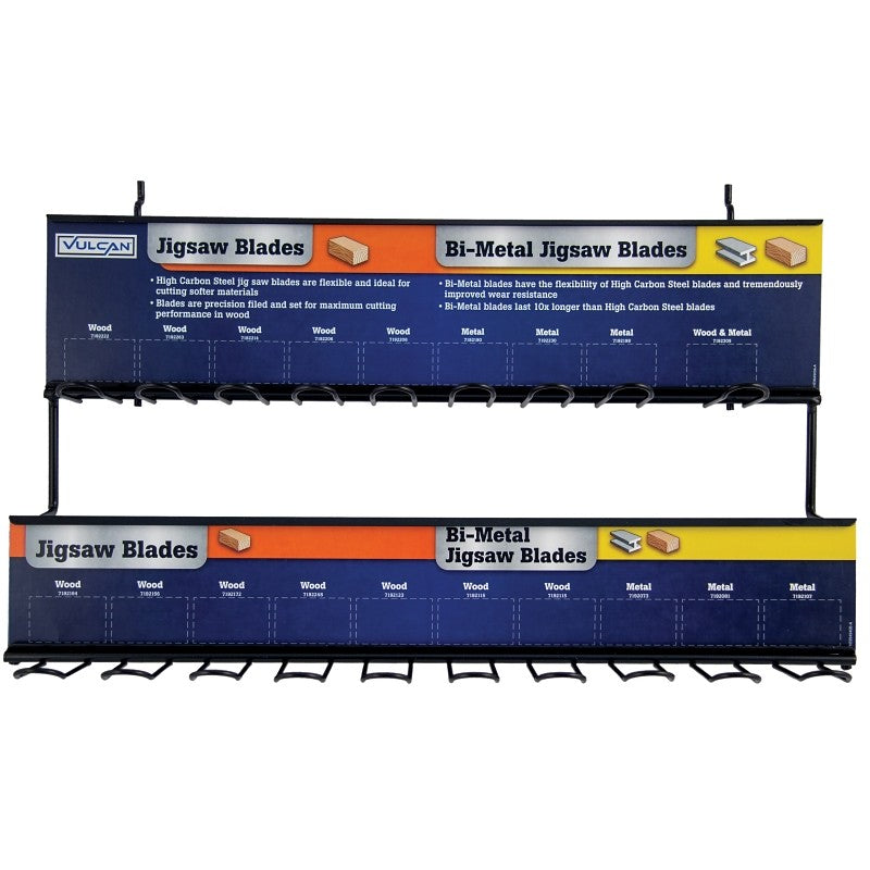 Vulcan 994940 Jig Saw Blade Rack, 19-1/2 in W