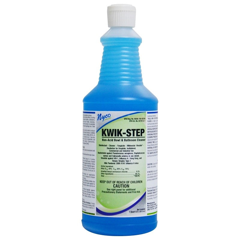 nyco NL634-Q12 Kitchen and Bathroom Cleaner, 32 oz, Liquid, Blue (Pack of 12)