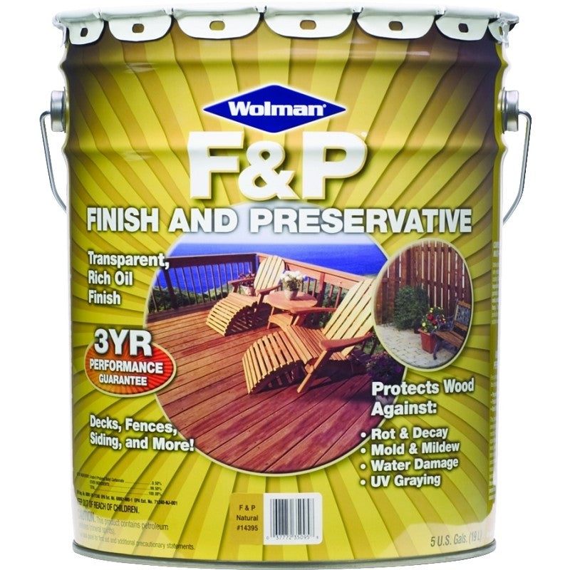 Wolman 14405 Preservative, Redwood, Liquid, 5 gal, Can