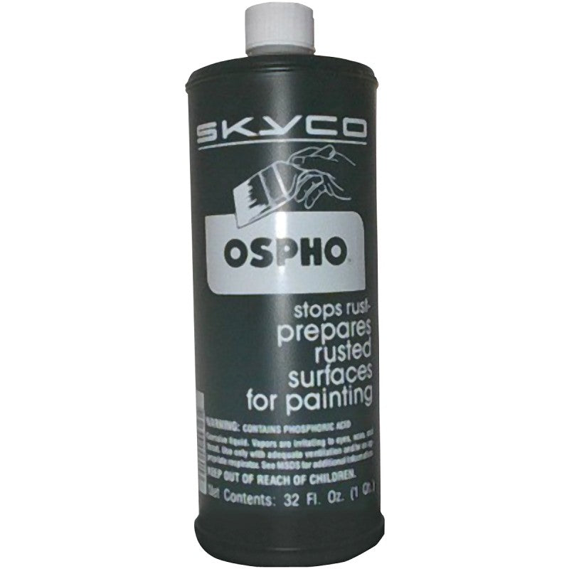 Ospho OSPHO QTS Rust Inhibitor, Liquid, Acrid, Green, 1 qt Jug (Pack of 12)