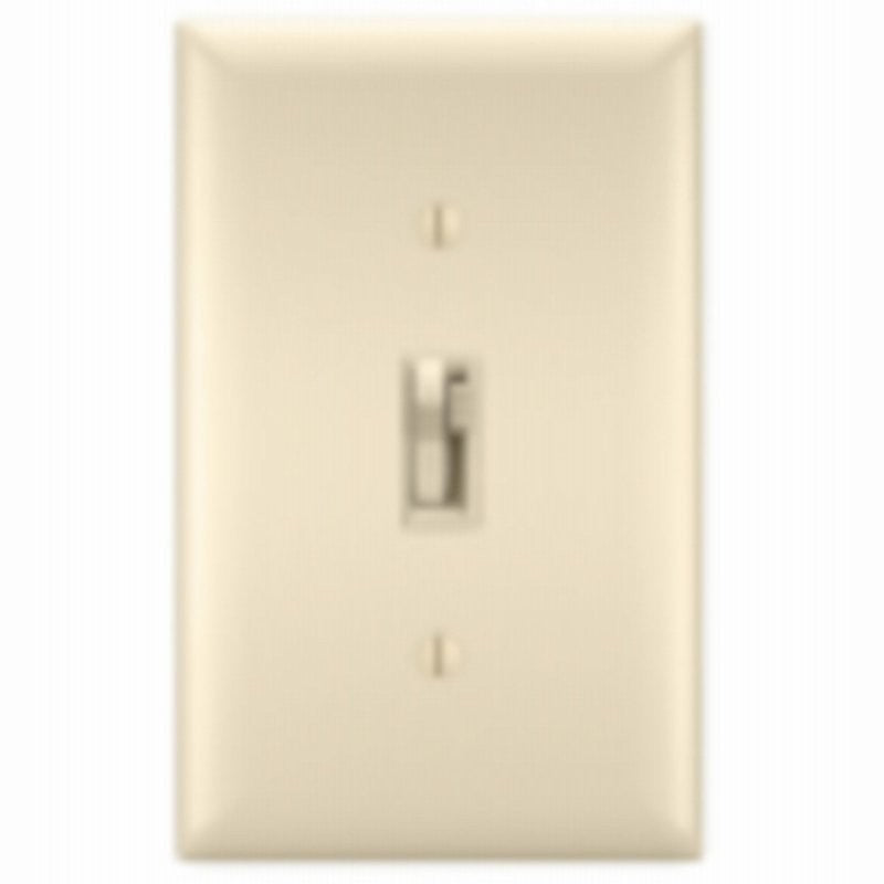 Legrand TSDCL303PLACCV6 Toggle Slide Dimmer, 300 W, CFL, Incandescent, LED Lamp, Light Almond