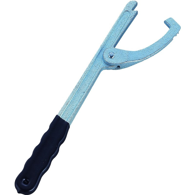 ProSource T149-3L Locknut Wrench, 11-5/8 in L, Steel, Chrome