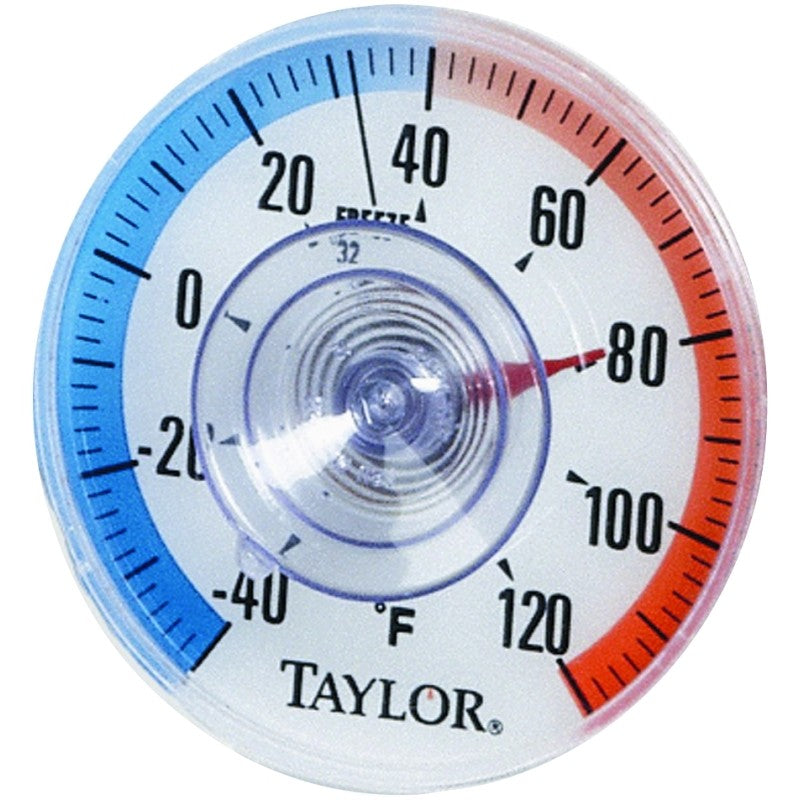 Taylor 5321N Thermometer, 1-1/4 x 3-1/2 x 3-1/2 in Dimensions, -40 to 120 deg F