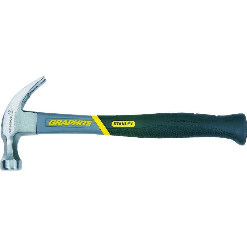 STANLEY 51-508 Nail Hammer, 20 oz Head, Rip Claw, Smooth Head, HCS Head, 13-1/4 in OAL