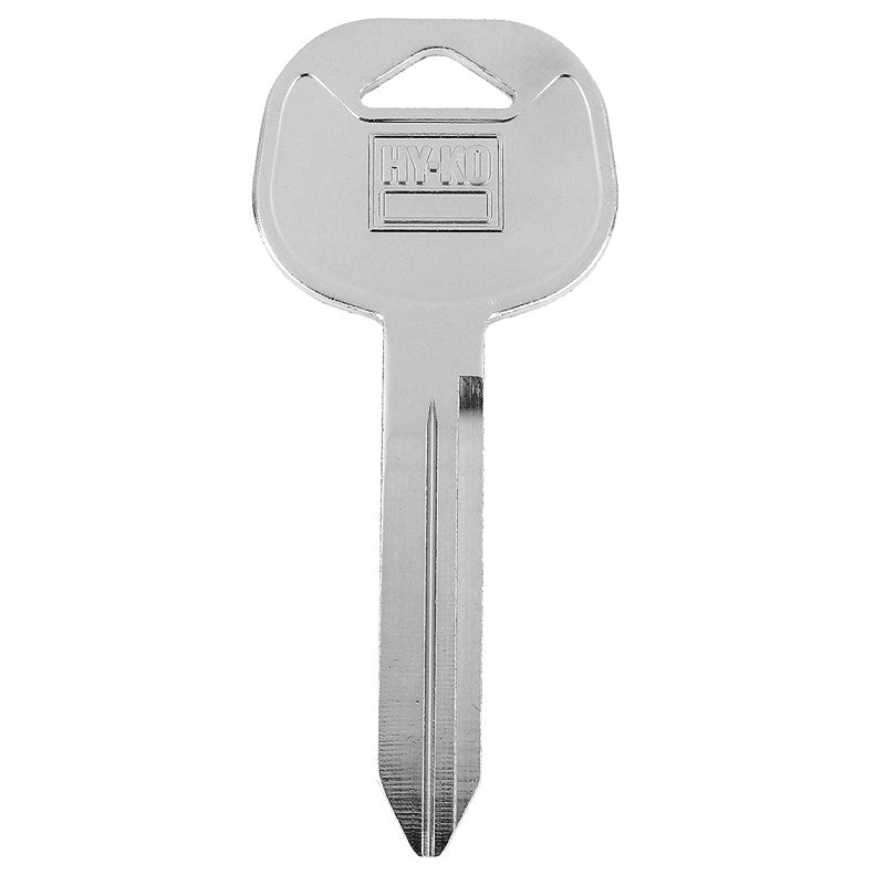 Hy-Ko 11010FTL1 Key Blank, Brass, Nickel-Plated, For: Freightliner FTL1 Locks (Pack of 10)