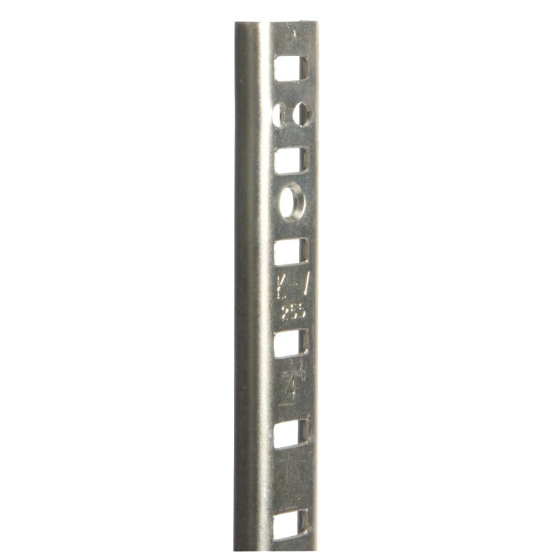 Knape & Vogt 255 Series 255 ZC 36 Pilaster Standard, Mortise-Mount, Specifications: 23 ga Thickness, 36 in Size, 500 lb