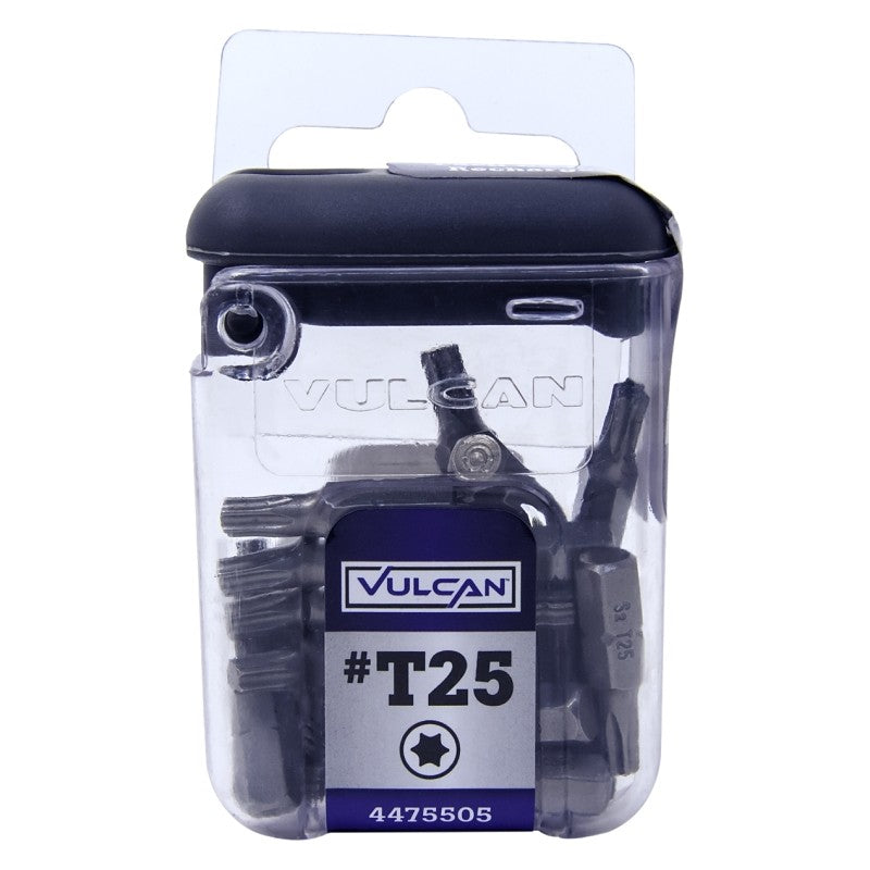 Vulcan 307611OR Screwdriver Bit, Hex Shank, S2 Chrome Molybdenum Steel