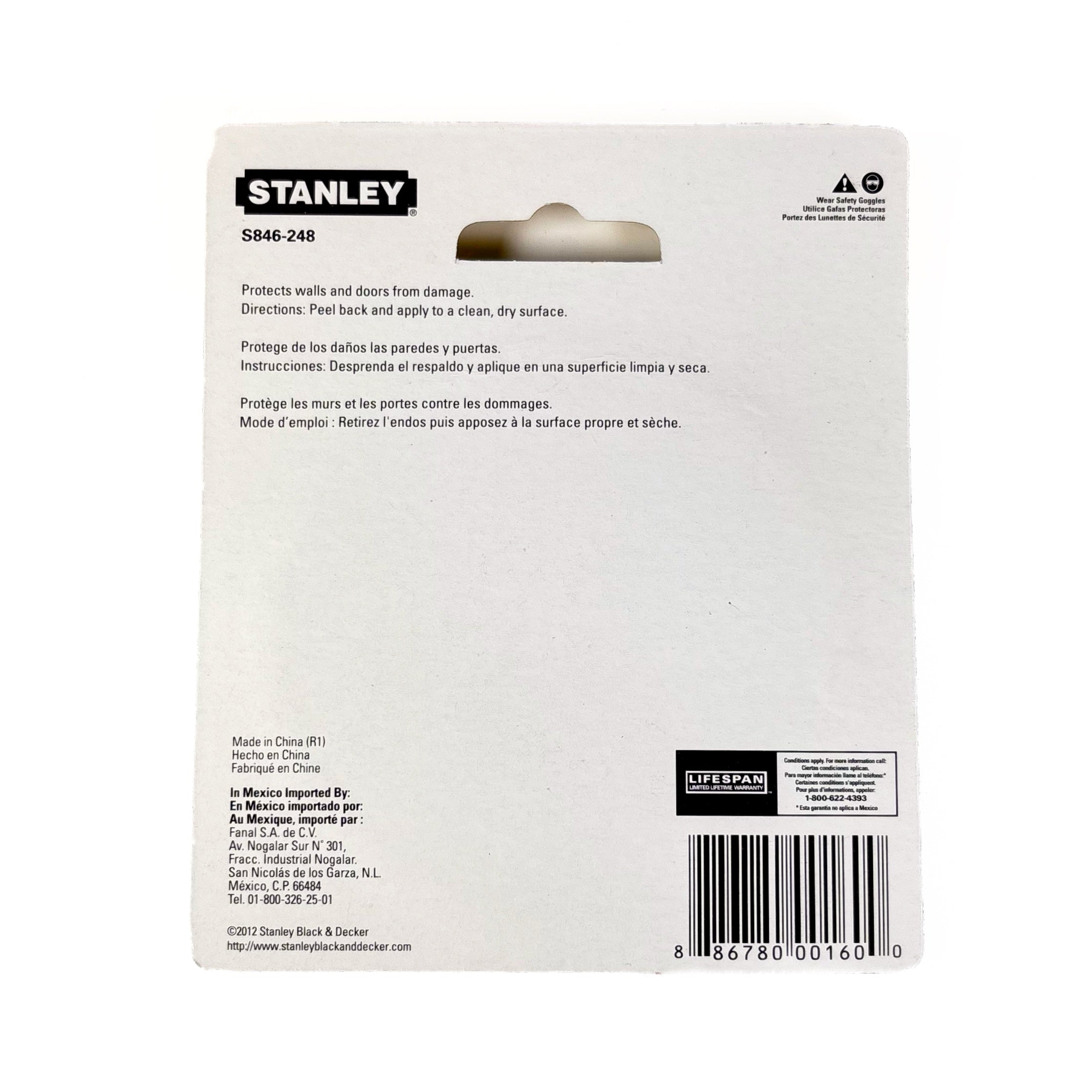Wall Guard Self Adhesive 3-1/4 Inch Round White Paintable Plastic