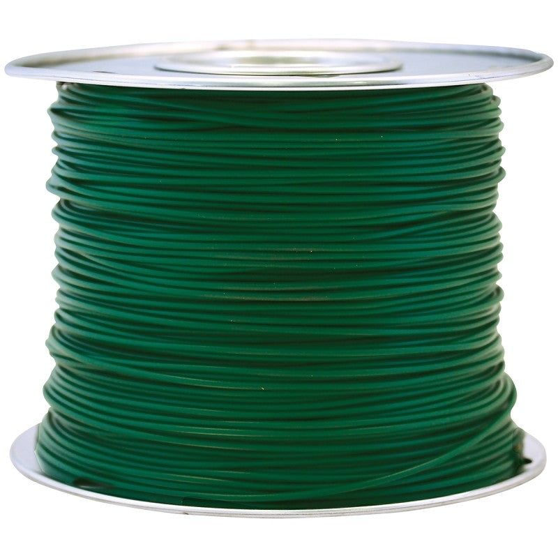 CCI 56421923 Primary Wire, 14 AWG Wire, 1-Conductor, 60 VDC, Copper Conductor, Green Sheath, 100 ft L