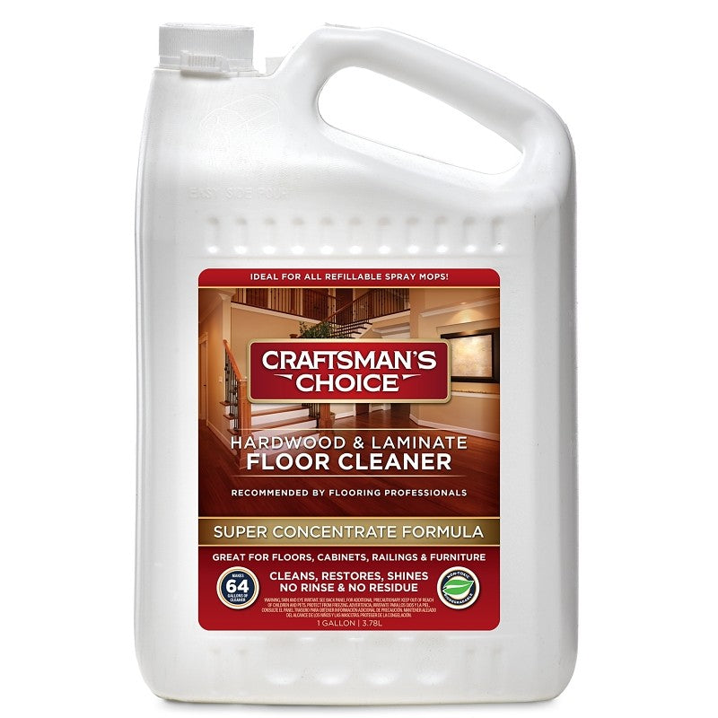Craftsman's Choice 70001 Floor Cleaner, 1 gal Jug, Liquid, Milky (Pack of 4)