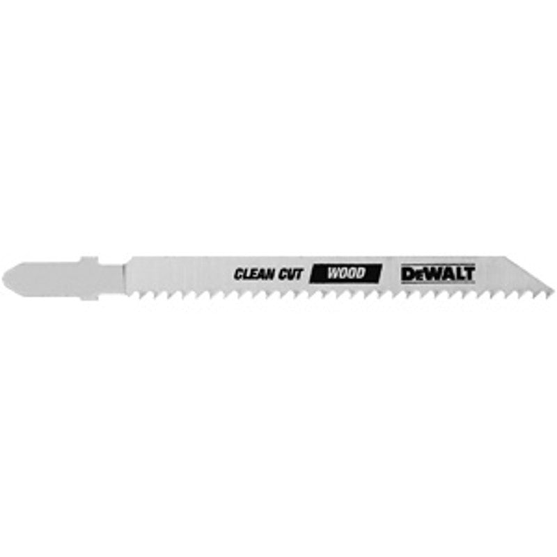 DEWALT DW3760H2 Jig Saw Blade, 1/4 in W, 10 TPI, 4 in L, 2/PK
