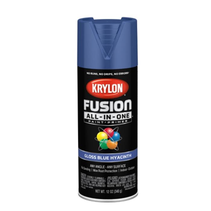 Krylon K02703007 Spray Paint, Gloss, Blue Hyacinth, 12 oz, Can