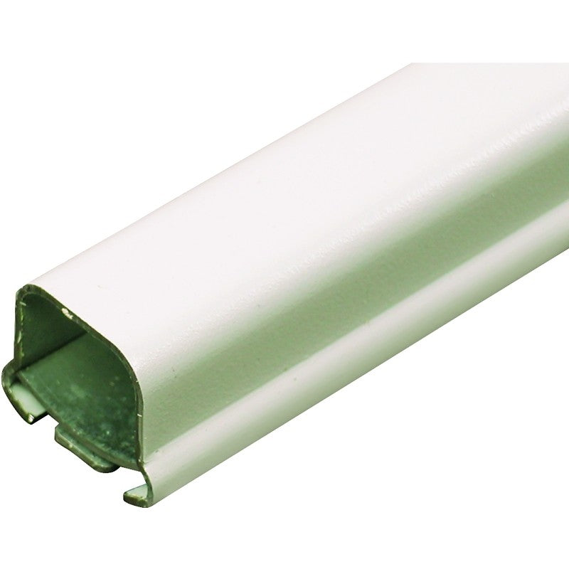Wiremold B-1 Raceway Wire Channel, 5 ft L, 17/32 in W, 1 -Channel, Metal, Ivory