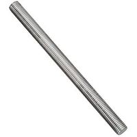 Threaded Steel Rod 7/8 Inch 9 Tpi by 12 Inch Zinc Plated 10,000 Swl