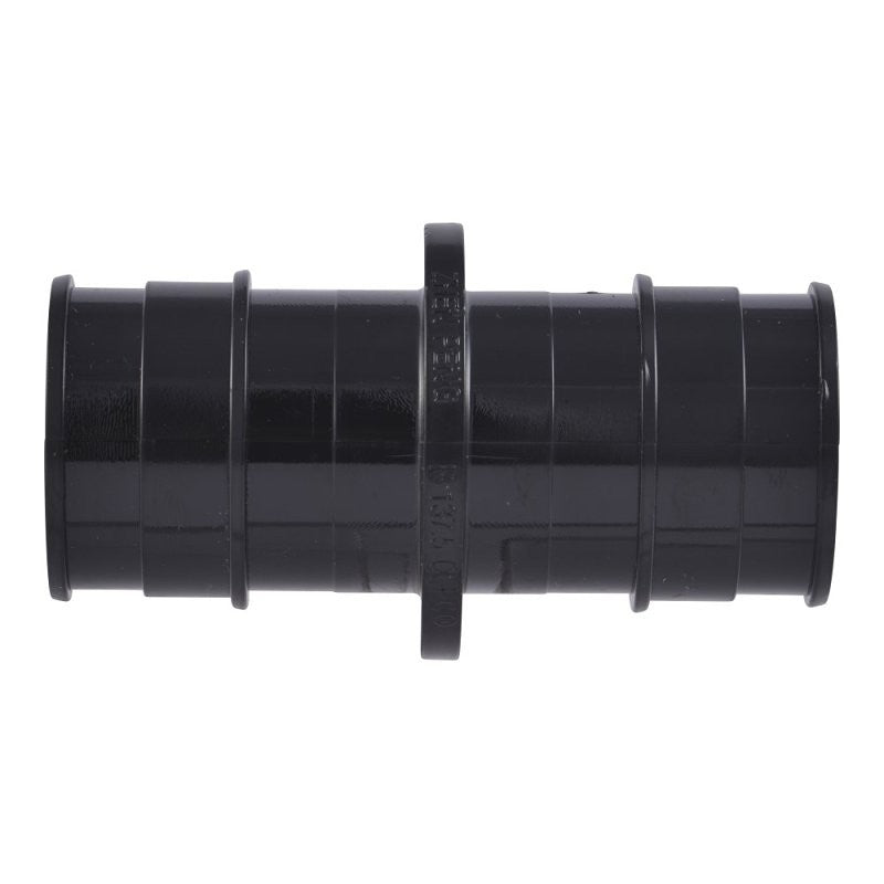 SharkBite UA020A5 Expansion Coupling, 1 in, Barb, Polymer, Black, 80, 100, 160 psi Pressure