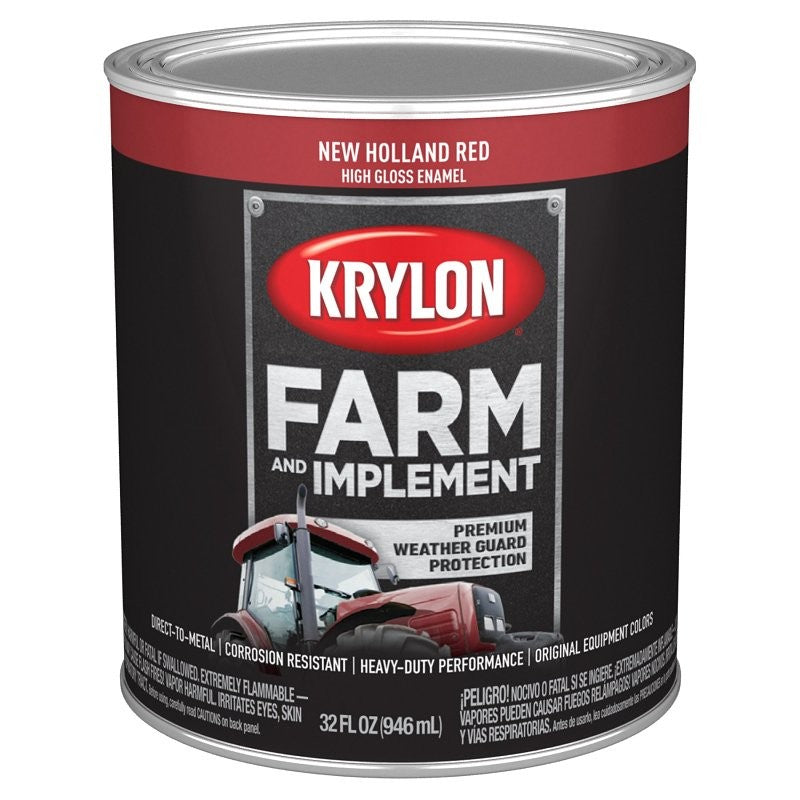 PAINT HG NEW HOLLAND RED 1QT (Pack of 2)