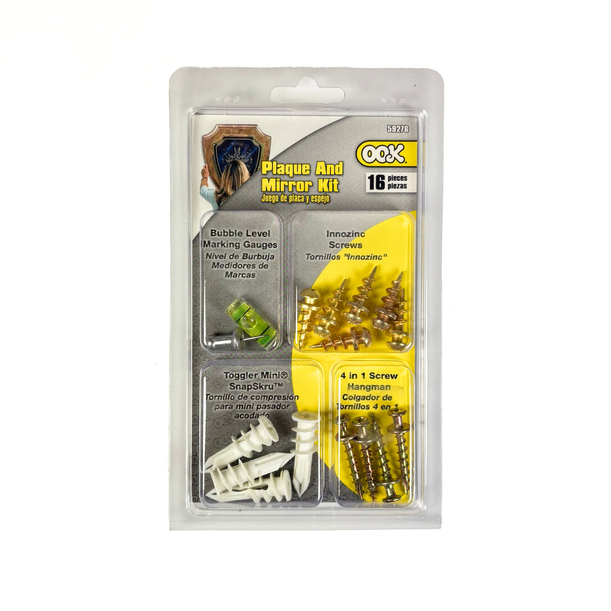Plaque And Mirror Anchor Screws Kit 16 Piece