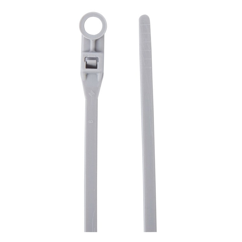 Gardner Bender 45-308MTG Cable Tie, 6/6 Nylon, Gray