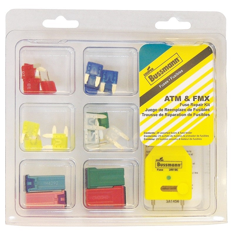 Bussmann ATM-FMX-EK Fuse Kit, 1 kA Interrupt, 32 VDC