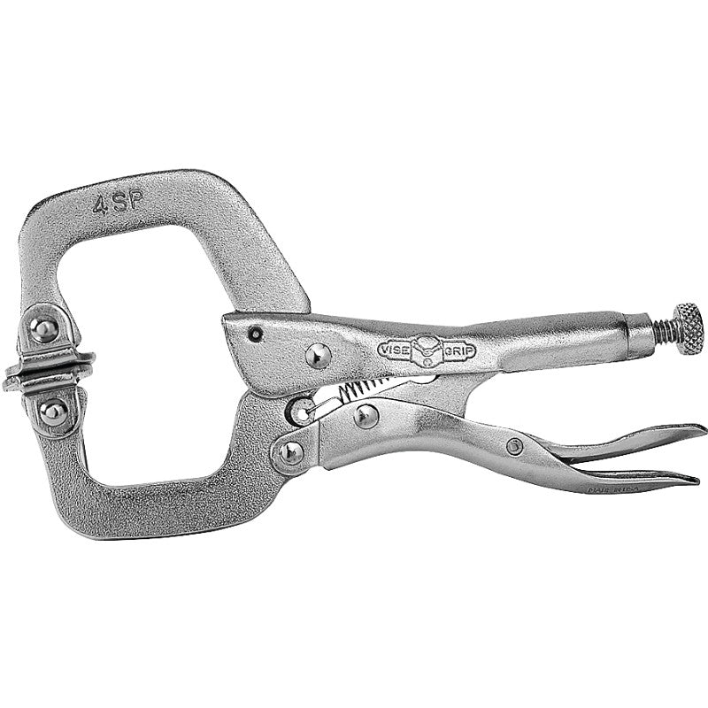 Irwin 165 C-Clamp, 300 lb Clamping, 1-5/8 in Max Opening Size, 1-1/4 in D Throat, Steel Body