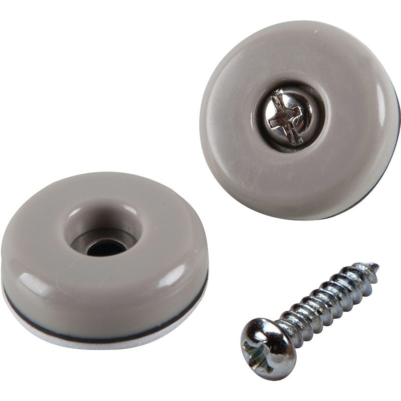 Shepherd Hardware 9455 Furniture Pad, Round, 1-1/2 in Dimensions, 75 lb, PTFE, Tan, 4/PK