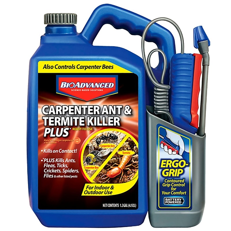 BioAdvanced 700335A Ant and Termite Killer, Liquid, Brush, Spray Application, 1.3 gal Can