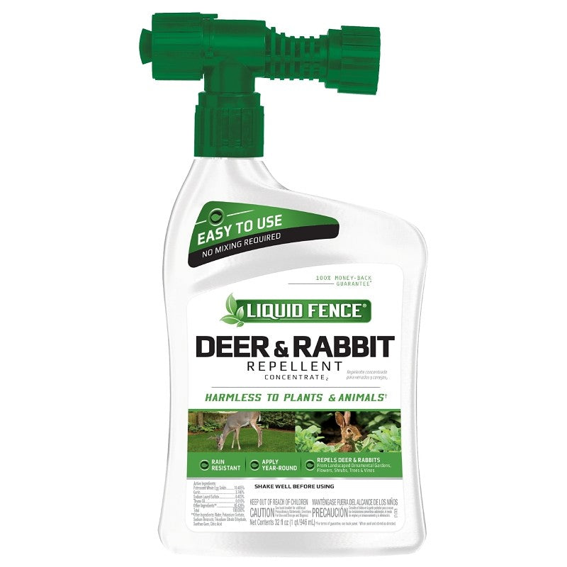 Liquid Fence HG-75044 Animal Repellent, Ready-to-Use, Repels: Deer, Rabbit
