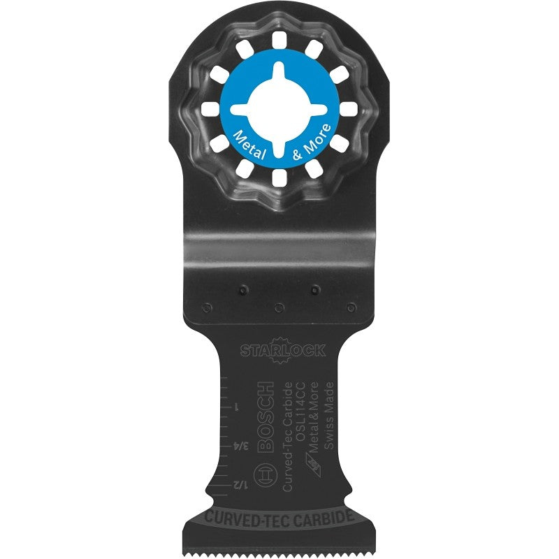 Bosch OSL114CC Oscillating Plunge Blade, 1-1/4 in, Carbide/Metal