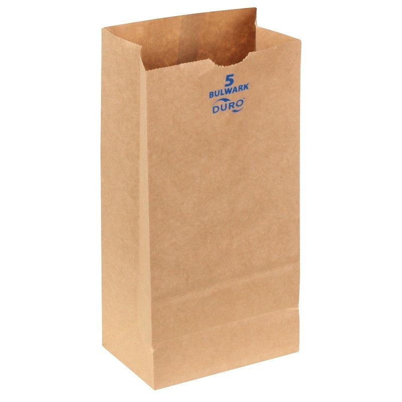 Duro Bag 71005 Series Heavy-Duty SOS Bag, 3-7/16 in W, 5-1/4 in L, Virgin Paper, Kraft