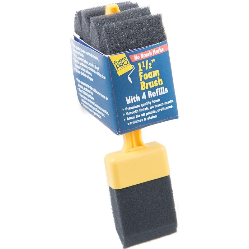 Foampro 715-4 Paint Brush, 1-1/2 in W Brush (Pack of 12)