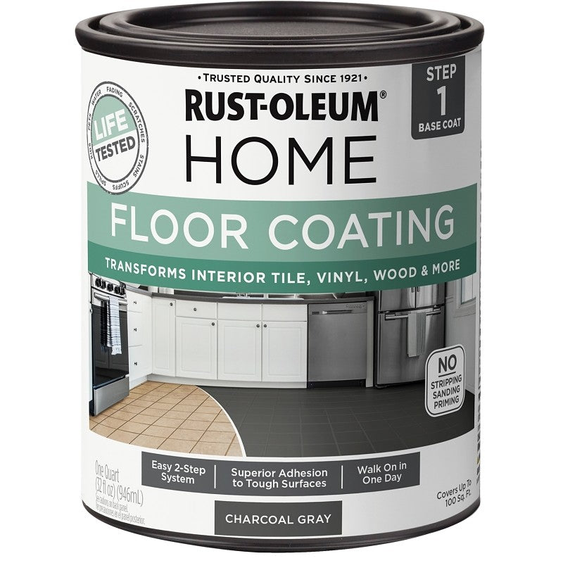 Rust-Oleum Home 365928 Premix Base Coating, Charcoal Gray, 1 qt