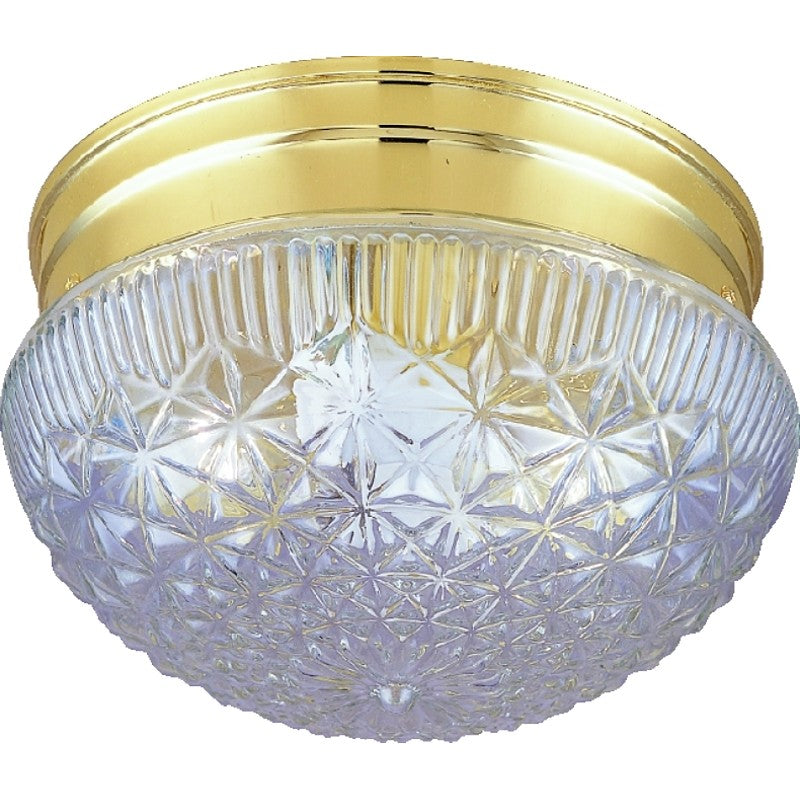 Boston Harbor F14BB01-80033L Two Light Round Ceiling Fixture, 120 V, 60 W, 2-Lamp, A19 or CFL Lamp