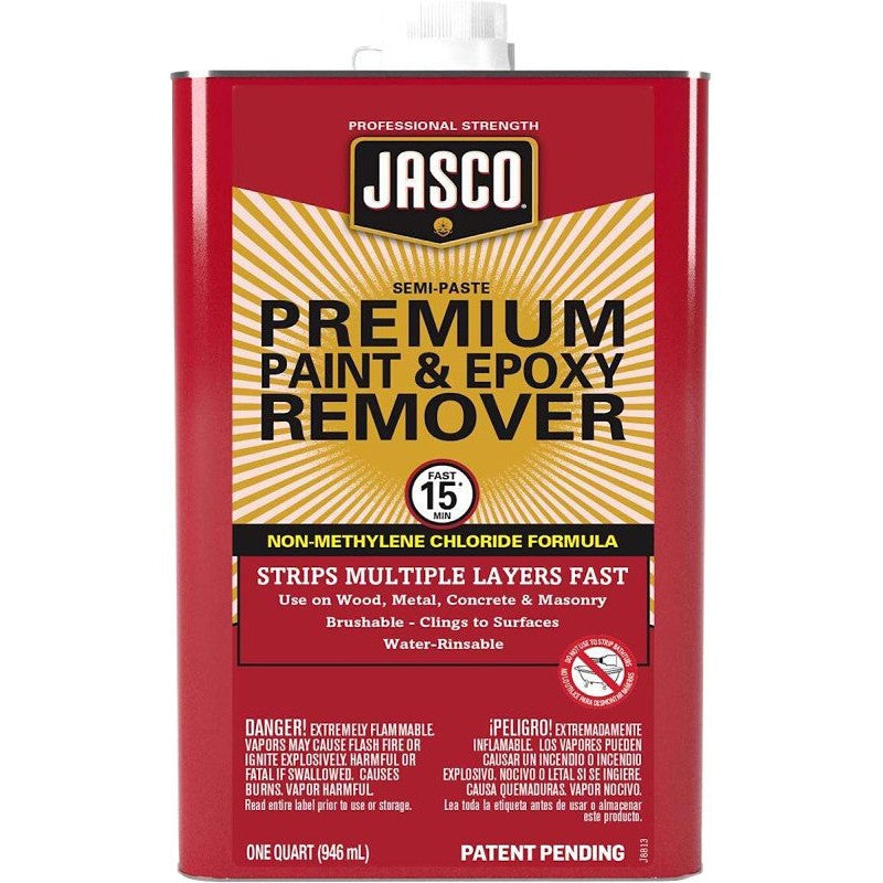 Jasco QJPR501 Paint and Epoxy Remover, Liquid, Aromatic, Opaque, 1 qt (Pack of 6)