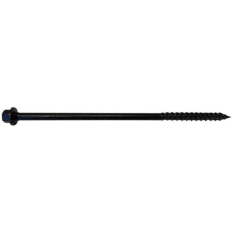 Hillman TimberTite Series 47813 Screw, 1/4 in Thread, Hex Drive, Steel, Ceramic, 5/16 in Drive, 50/PK