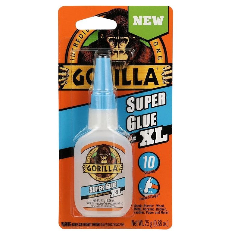 Gorilla Impact-Tough 7400202 Super Glue, Liquid, Irritating, Sharp, Clear, 25 g