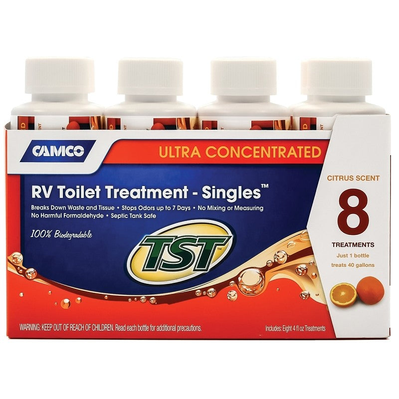 Camco USA 41191 RV Toilet Treatment, 4 oz, Bottle, Liquid, Citrus