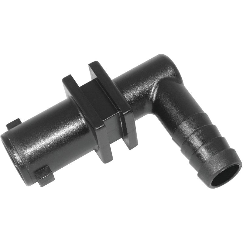 Green Leaf Y8231005 Dry Boom Nozzle Body Elbow, 3/4 in, Quick x Hose Barb, 7 psi Pressure, EPDM Rubber