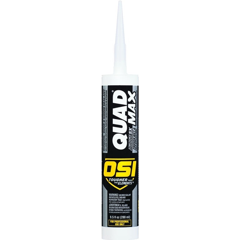 OSI QUAD MAX 1869342 Sealant, Clay 301, -14 to 158 deg F, 9.5 oz Cartridge