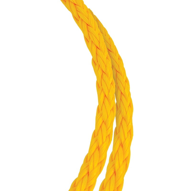 Baron 54616 Rope, 1/2 in Dia, 300 ft L, 289 lb Working Load, Polypropylene, Yellow