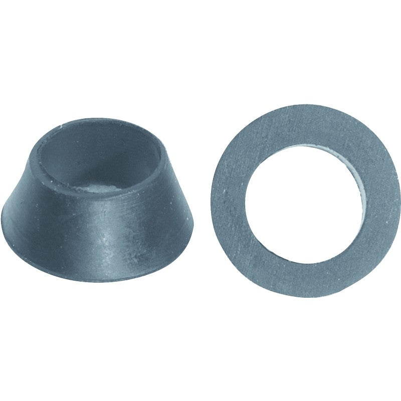 Danco 38807B Faucet Washer, 1/2 in ID x 7/8 in OD Dia, 3/8 in Thick, Rubber, For: 1/2 in OD Tubing into Ballcock (Pack of 5)