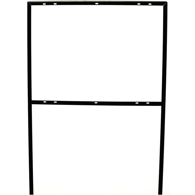 Hy-Ko FRAME-2 Sign Frame, Rectangle, Metal, Black