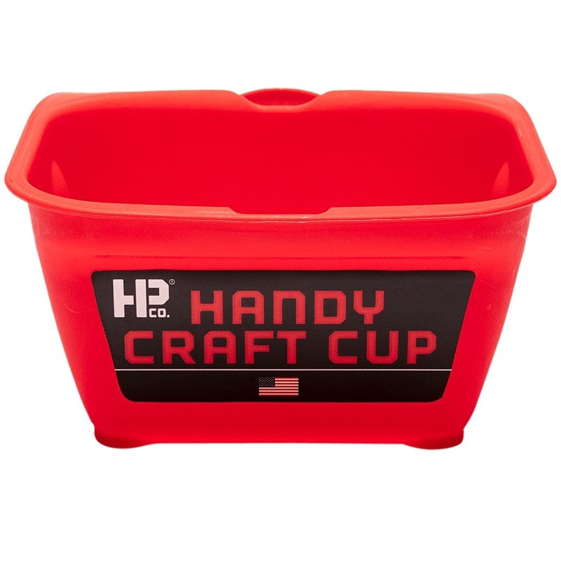 Handy Products 1100-CC Craft Cup, 8 oz, Red, Ergonomic Handle